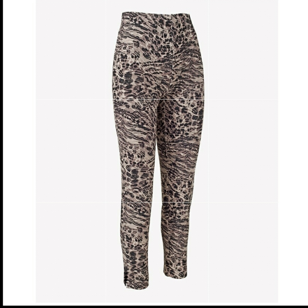 Chico's cheetah legging pants